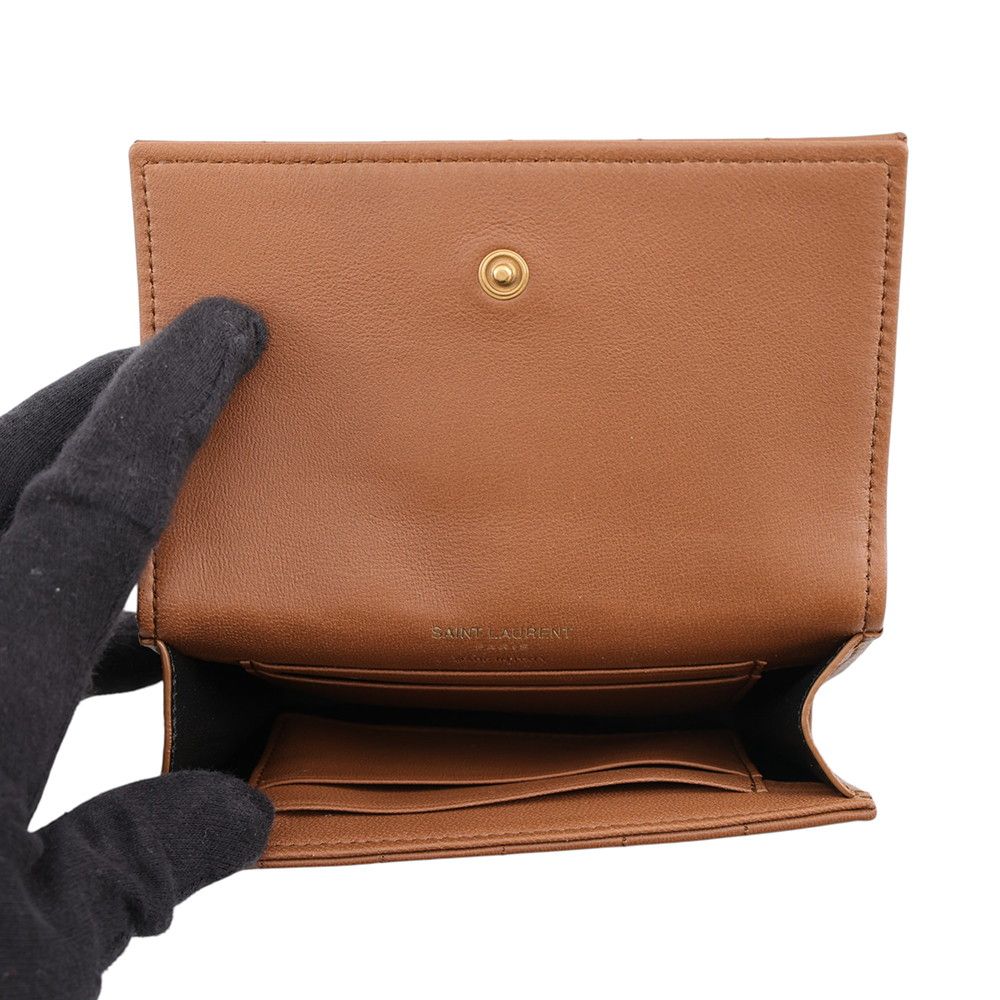 Saint Laurent Paris Card Case Compact Lambskin — view 5