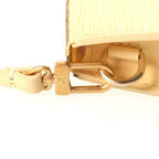 Louis Vuitton Epi Pochette Accessoires Mini Handbag Pouch Ivory Vanilla Leather — view 6
