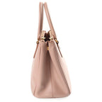 Prada Galleria Handbag Pink Beige Leather Gold — view 3