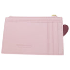 Bottega Veneta Intrecciato Valentine Coin Purse Card Case Fragment Pink Leather — view 2