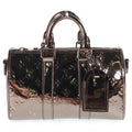 Louis Vuitton Monogram Mirror Keepall Bandouliere 25 Metallic Leather 2-Way Bag
