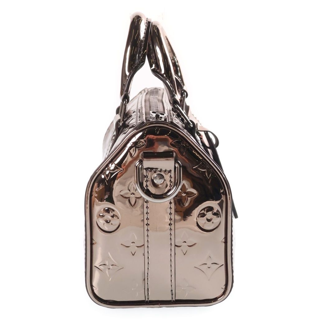 Louis Vuitton Monogram Mirror Keepall Bandouliere 25 Metallic Leather 2-Way Bag — view 3