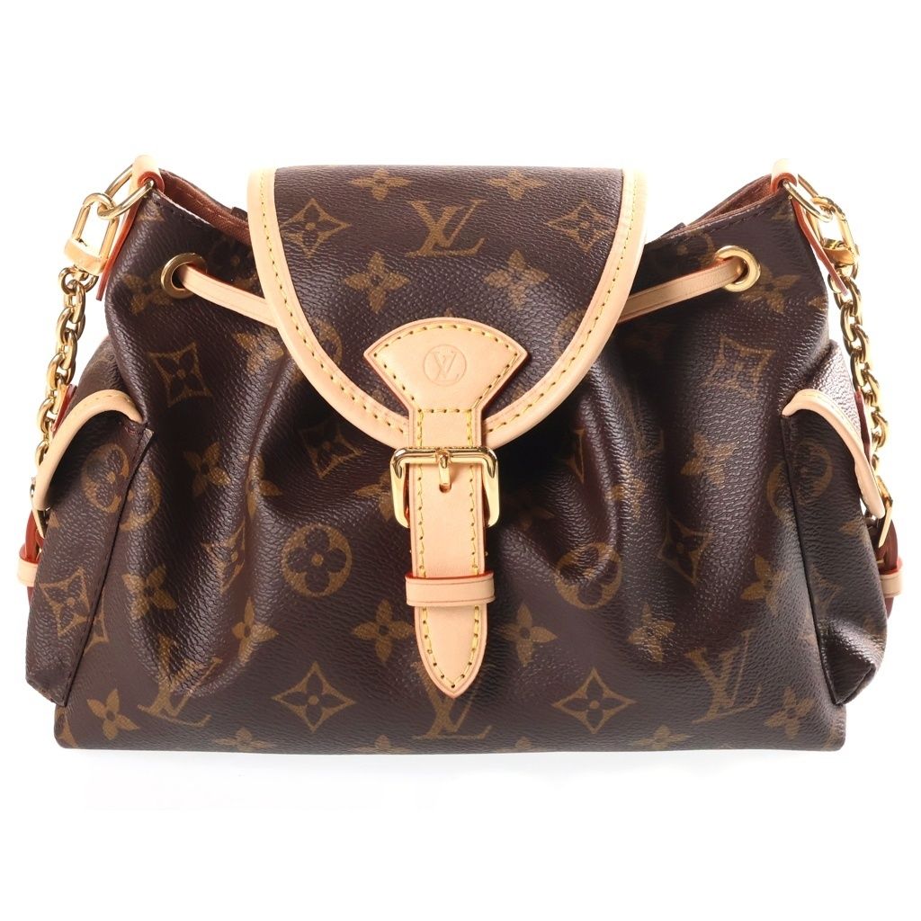 Louis Vuitton Monogram Odyssey PM Leather 2-Way Chain Shoulder Bag Brown