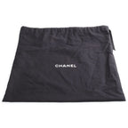 Chanel CC Logo Deauville PM Tote Bag Tweed Leather Ivory Gold Plate — view 8