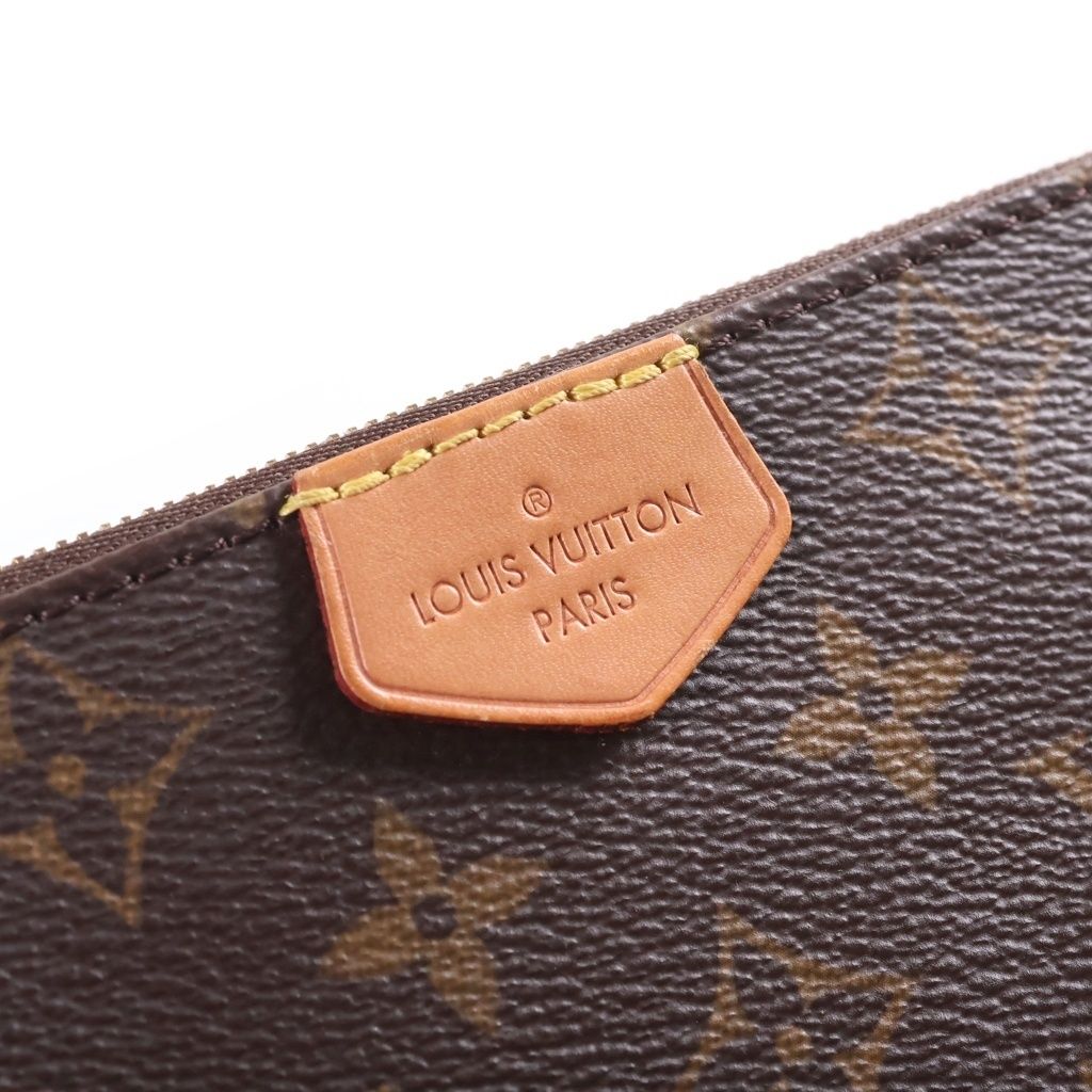 Louis Vuitton Monogram Multi Pochette Accessoires Shoulder Bag Brown Leather — view 6