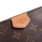 Louis Vuitton Monogram Multi Pochette Accessoires Shoulder Bag Brown Leather — view 6