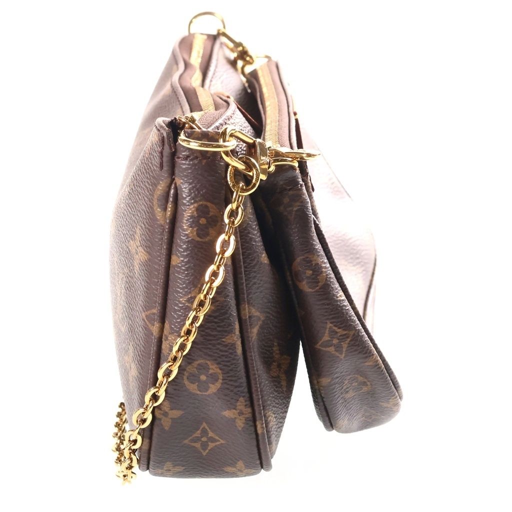 Louis Vuitton Monogram Multi Pochette Accessoires Shoulder Bag Brown Leather — view 3