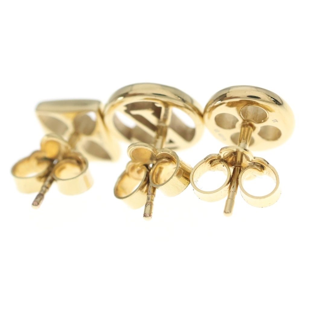 Louis Vuitton Earrings Crazy in Lock Gold — view 2