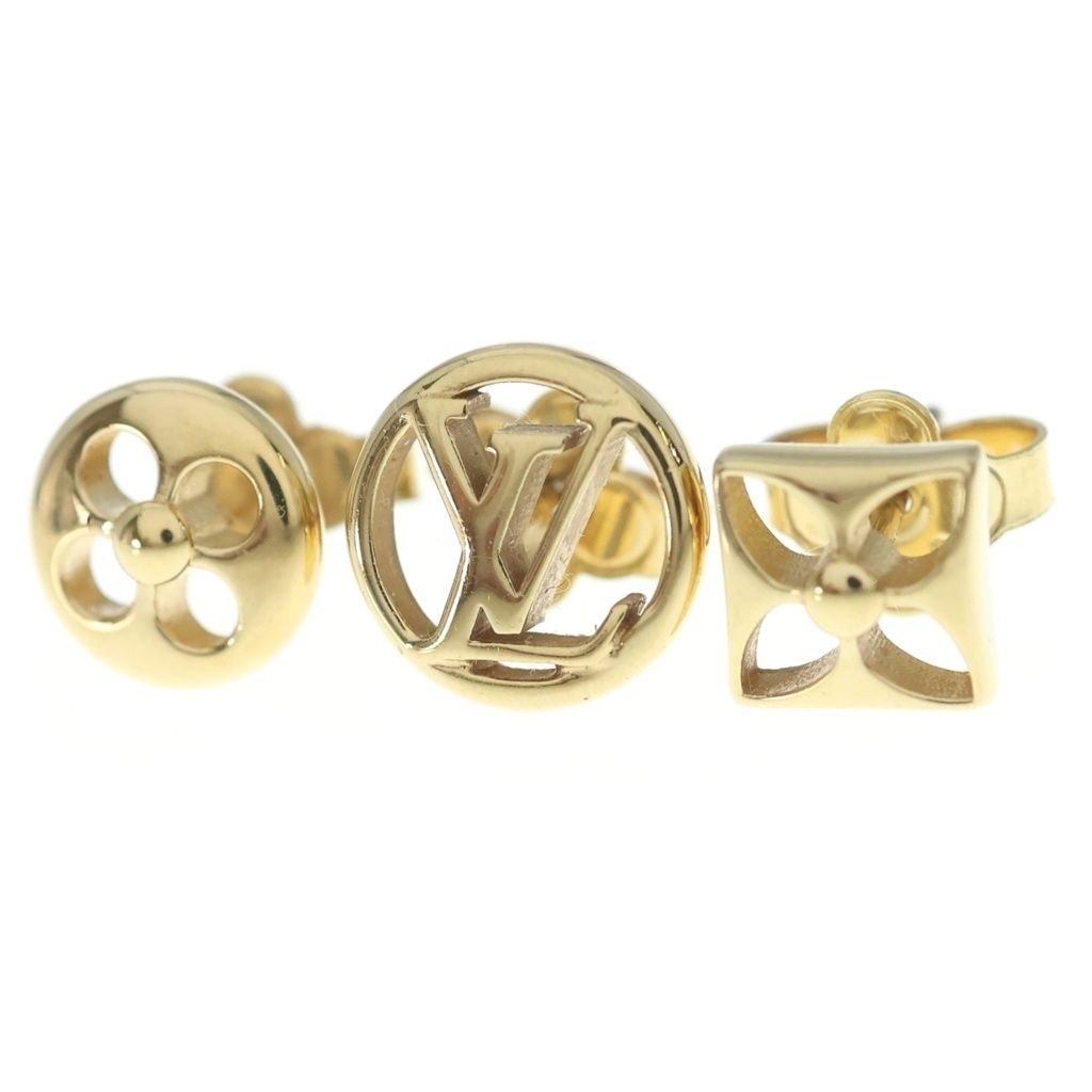 Louis Vuitton Earrings Crazy in Lock Gold