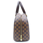 Louis Vuitton Damier Nolita Handbag Brown Leather Gold — view 3