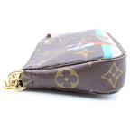 Louis Vuitton Monogram Mini Pochette Accessoires Mini Handbag Pouch Brown — view 3