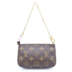 Louis Vuitton Monogram Mini Pochette Accessoires Mini Handbag Pouch Brown — view 2