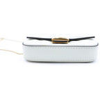 Fendi Nano Bucket Chain Mini Shoulder Bag Charm White Leather Gold — view 4