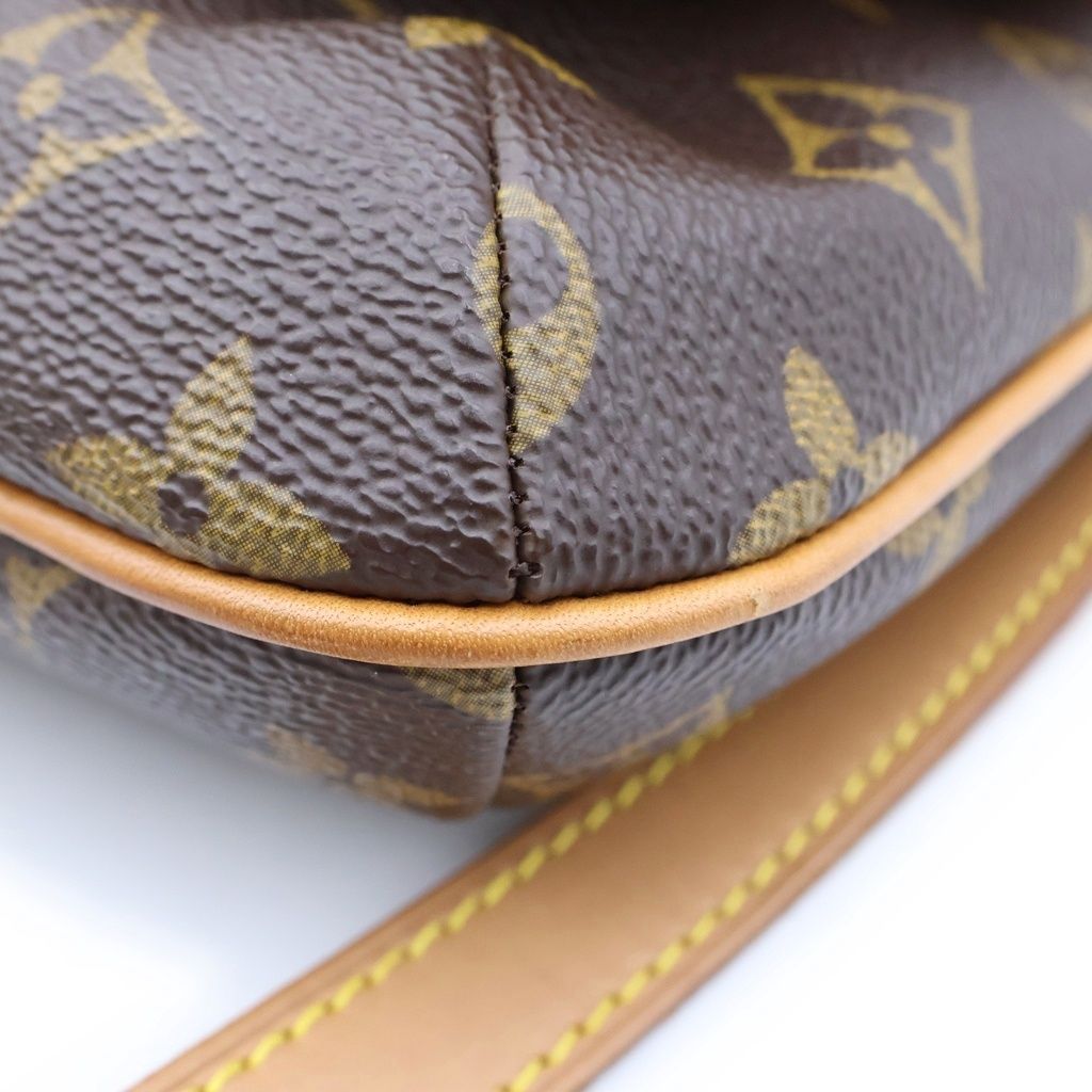 Louis Vuitton Musette Tango Shoulder Bag Monogram Leather Brown — view 5