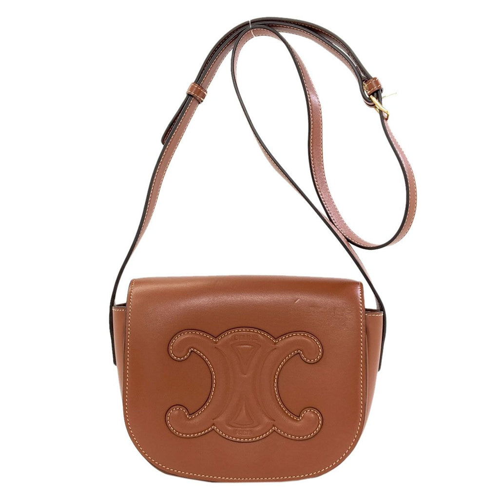 Celine Triomphe Shoulder Bag Calfskin