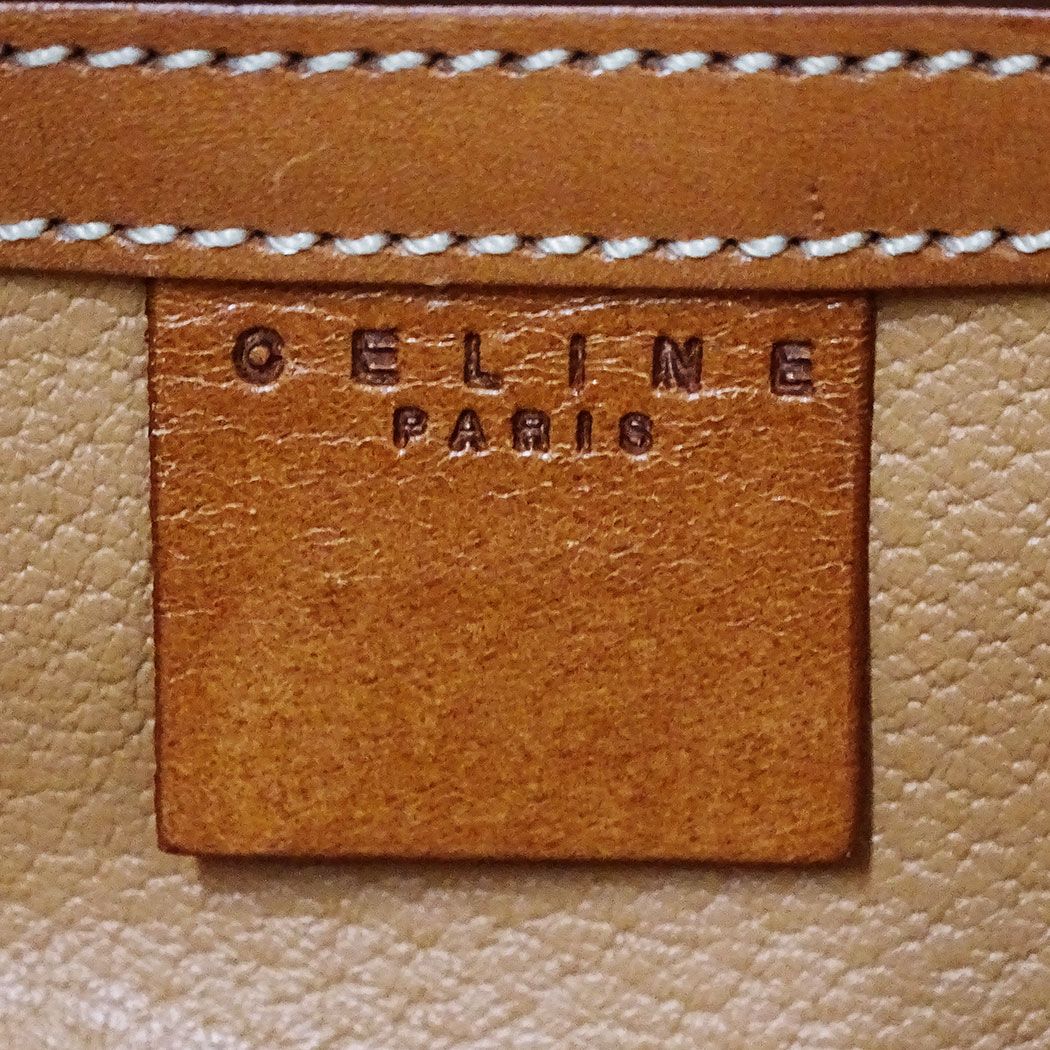 Celine Bag Macadam Handbag Brown Handle Everyday — view 6