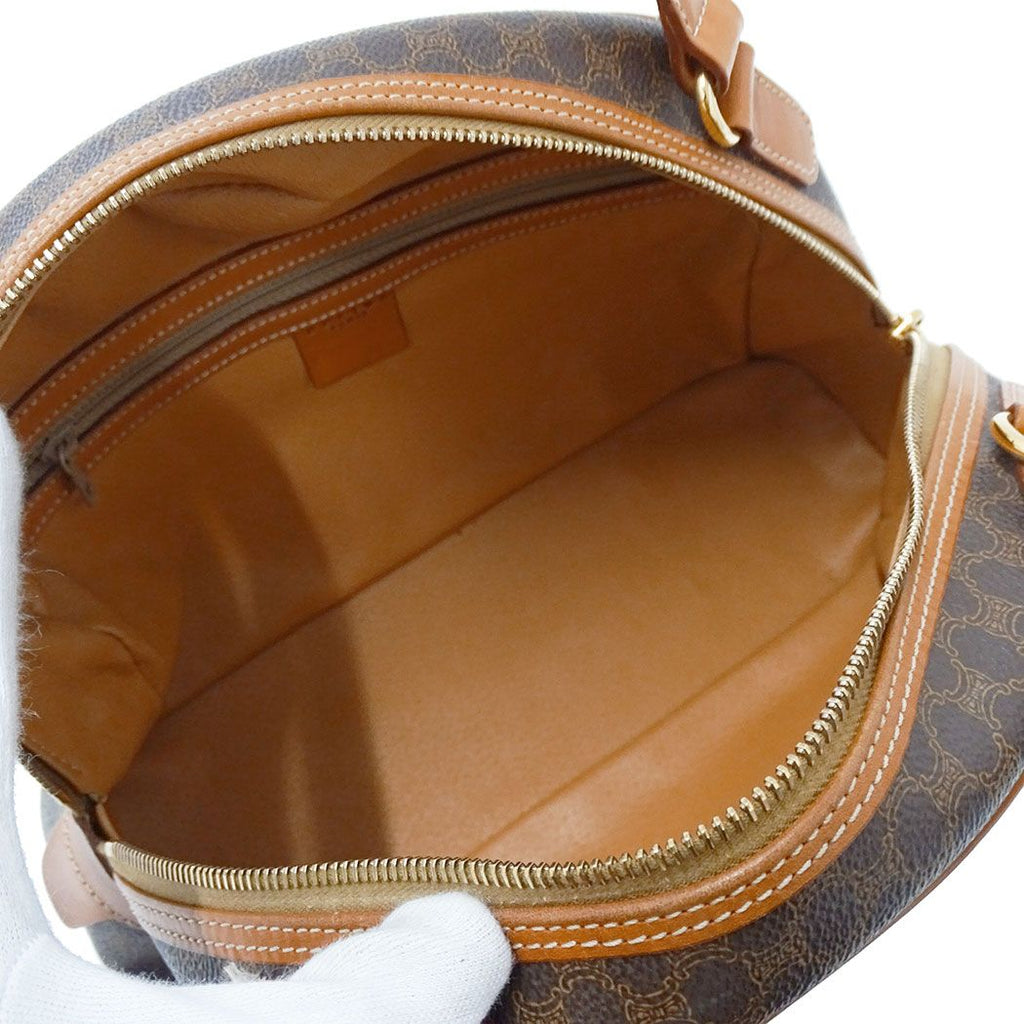 Celine Bag Macadam Handbag Brown Handle Everyday — view 5