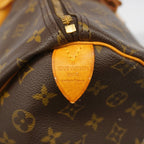 Louis Vuitton Boston Bag Monogram Keepall 55 Brown — view 5