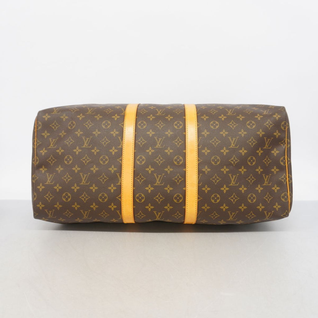 Louis Vuitton Boston Bag Monogram Keepall 55 Brown — view 3