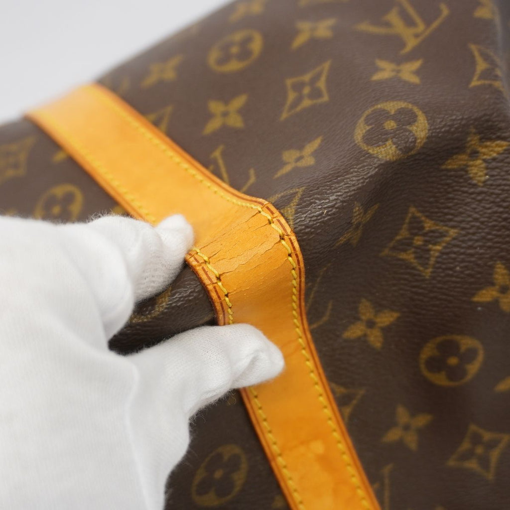 Louis Vuitton Boston Bag Monogram Keepall 55 Brown — view 7