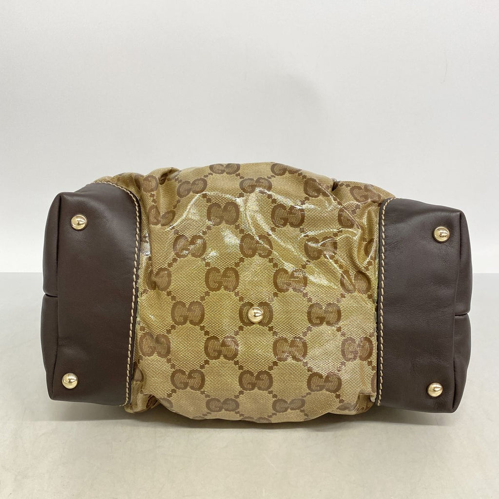 Gucci Handbag GG Crystal Brown Champagne Gold — view 3