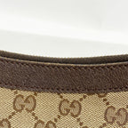 Gucci Shoulder Bag GG Canvas Beige Brown Silver — view 7