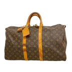 Louis Vuitton Boston Bag Monogram Keepall 45 Brown