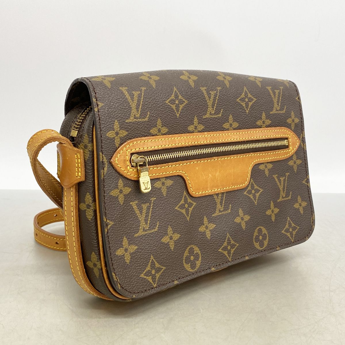 Louis Vuitton Shoulder Bag Monogram Saint Germain 24 Brown — view 2