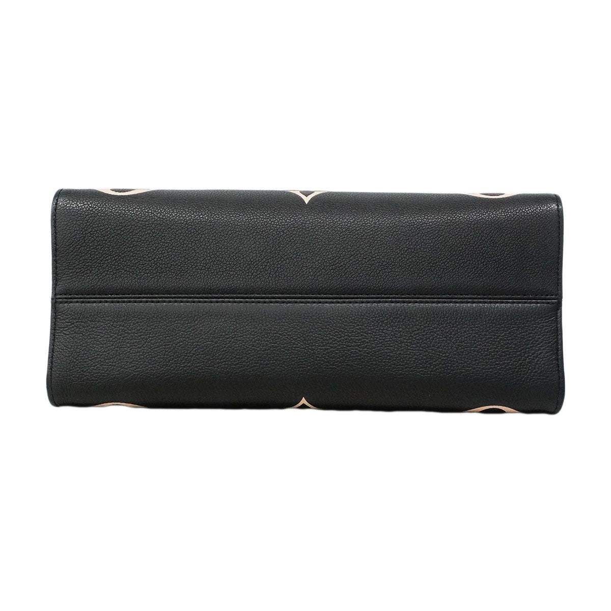 Louis Vuitton Tote Bag Monogram Empreinte Bicolor On The Go MM Black Beige 2-Way — view 3