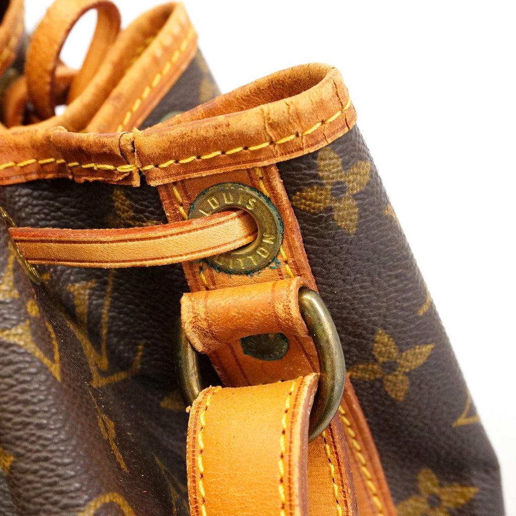 Louis Vuitton Shoulder Bag Monogram Petit Noe Brown — view 8