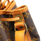 Louis Vuitton Shoulder Bag Monogram Petit Noe Brown — view 8