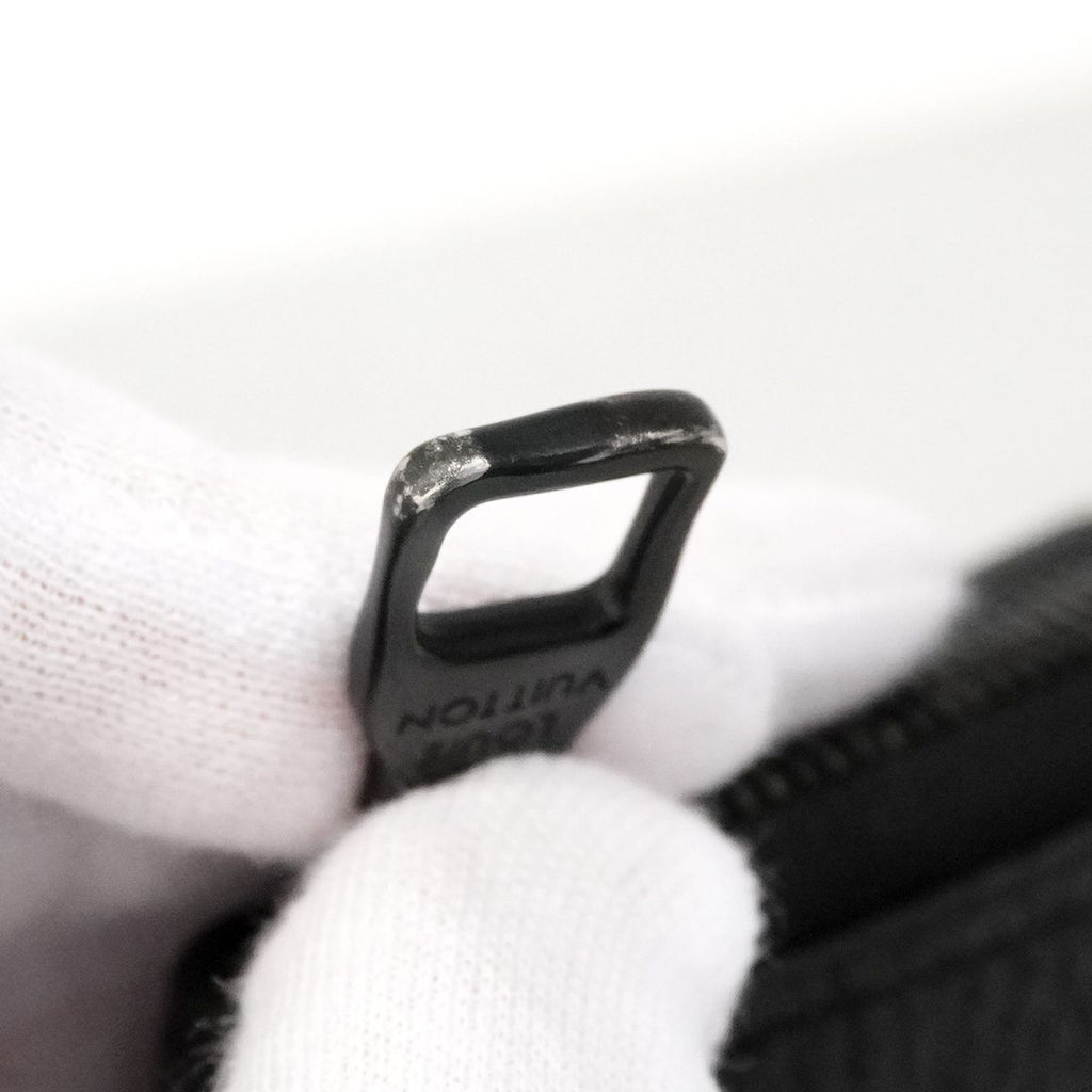 Louis Vuitton Wallet Monogram Taurillon Zippy Horizontal Black — view 8