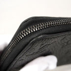 Louis Vuitton Wallet Monogram Taurillon Zippy Horizontal Black — view 6