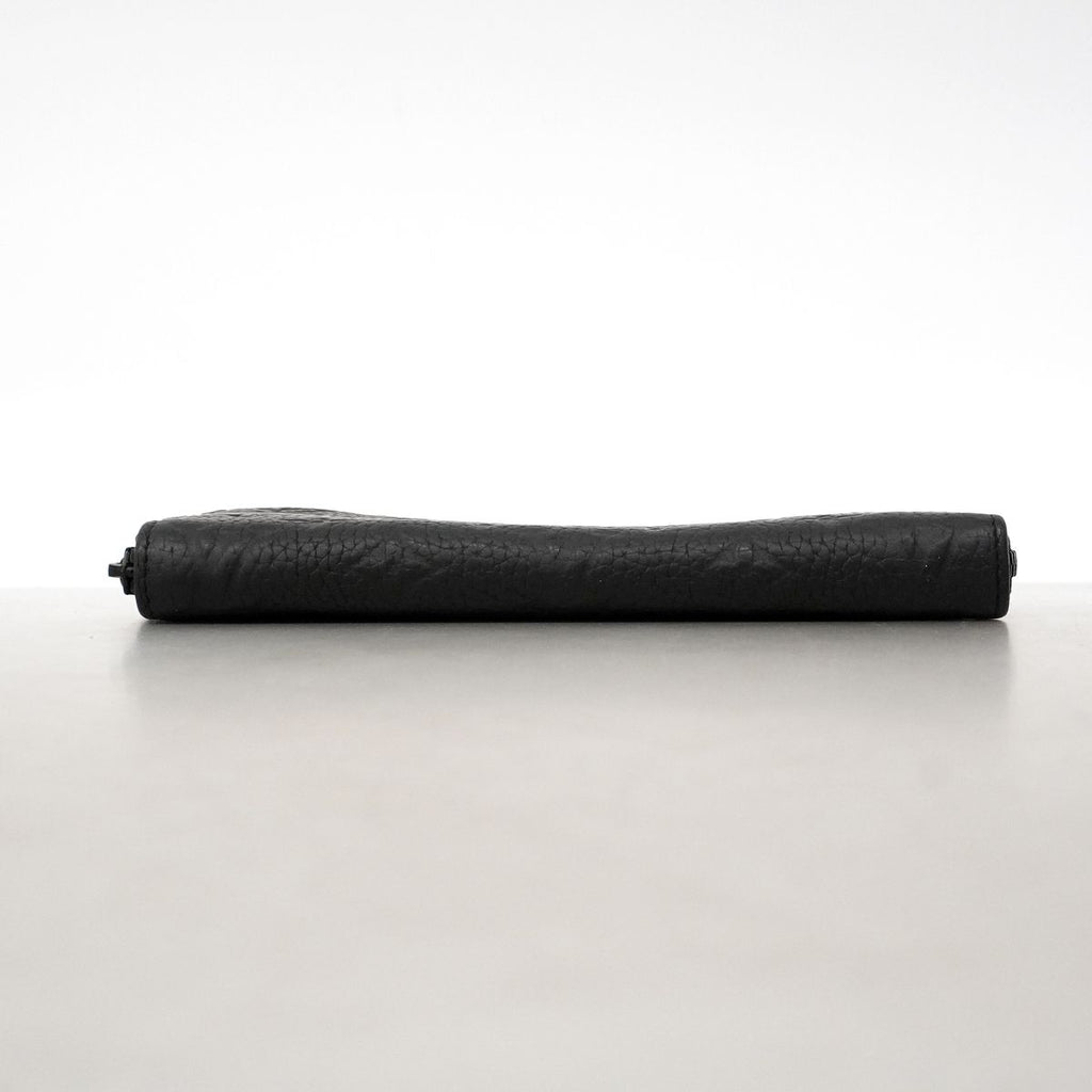 Louis Vuitton Wallet Monogram Taurillon Zippy Horizontal Black — view 3