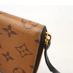 Louis Vuitton Wallet Monogram Reverse Portefeuille Clemence Brown — view 7