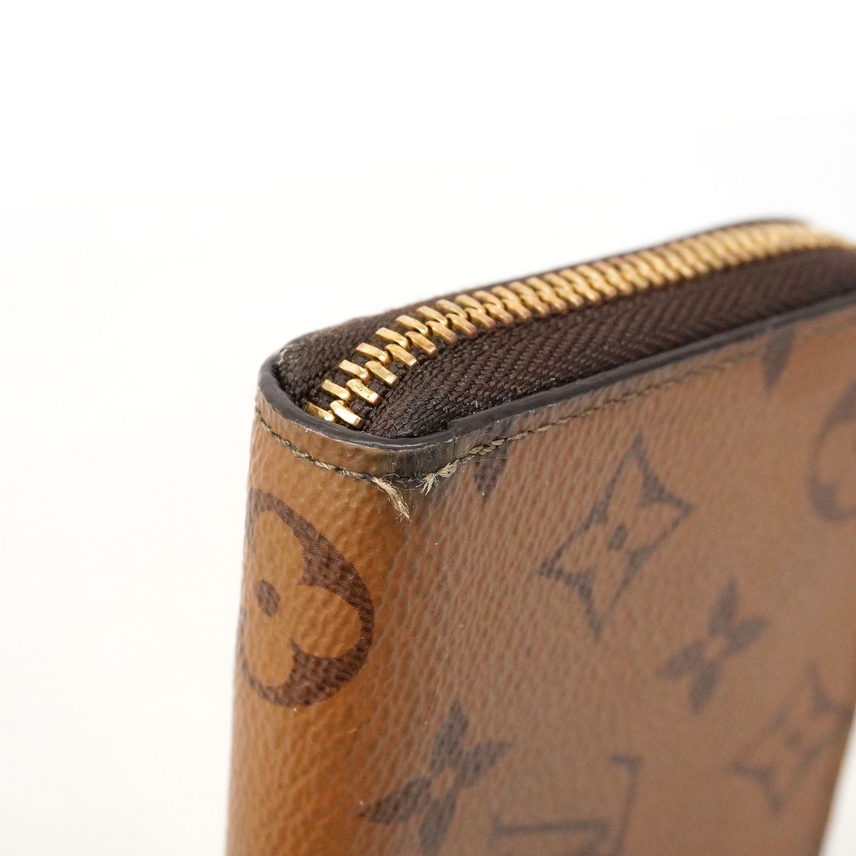 Louis Vuitton Wallet Monogram Reverse Portefeuille Clemence Brown — view 6