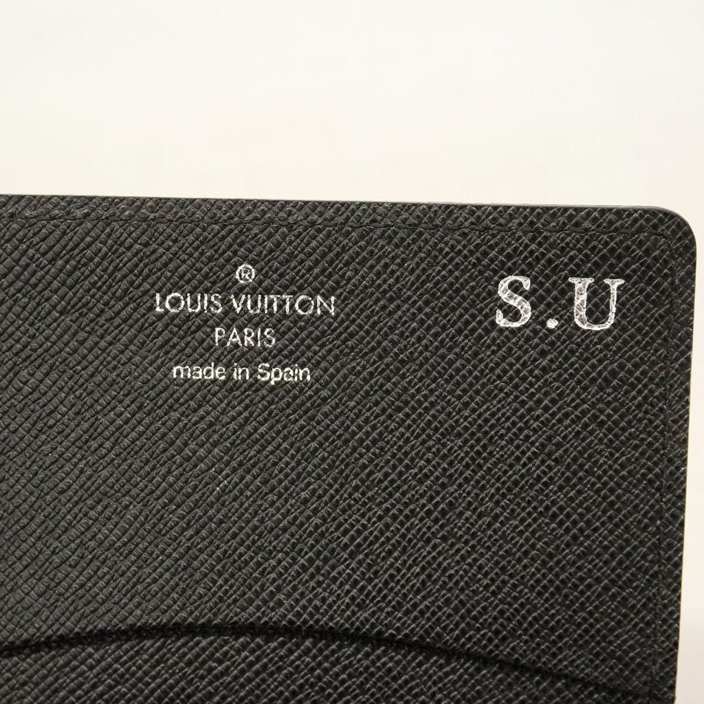 Louis Vuitton Card Case Epi Envelope Business Holder Noir — view 5
