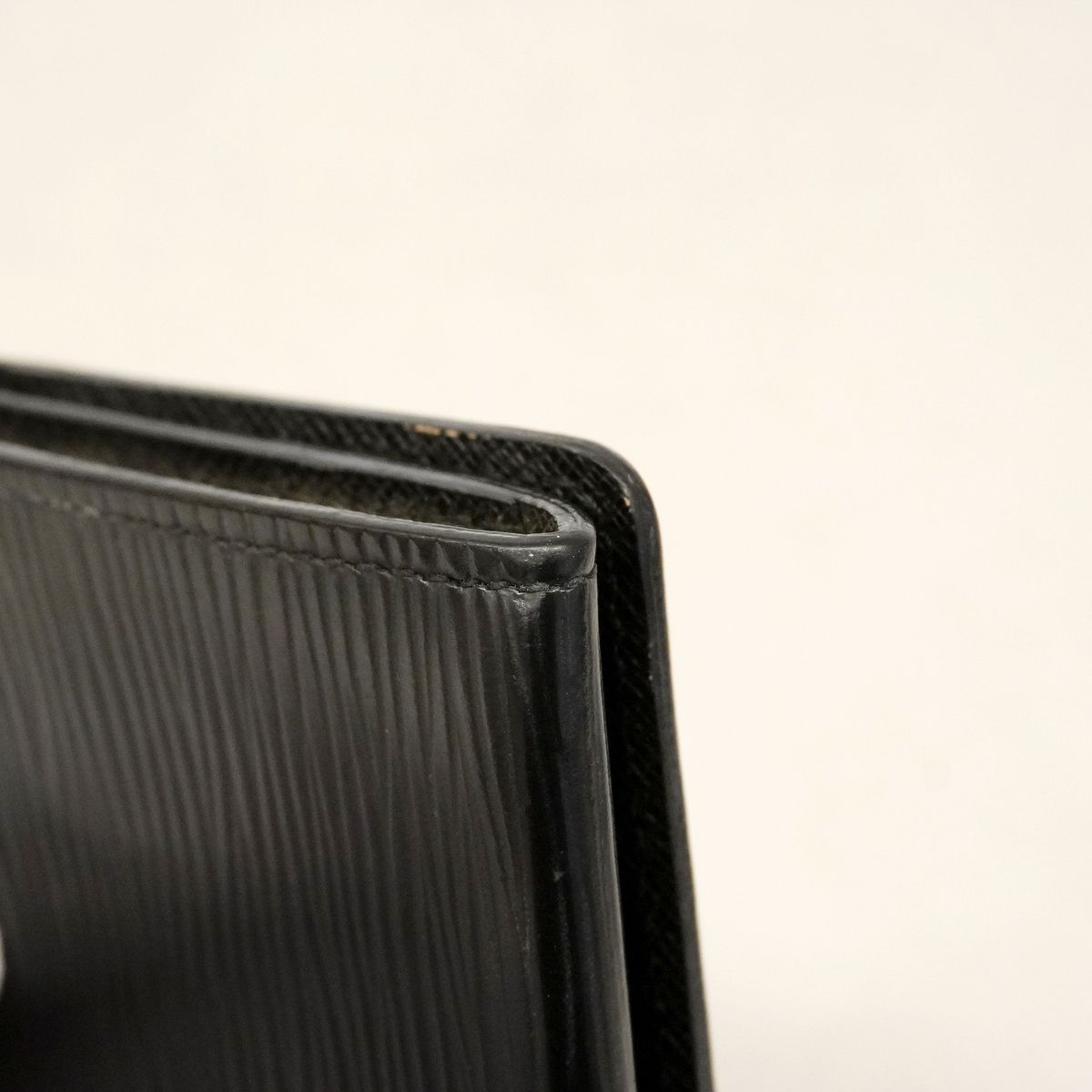 Louis Vuitton Card Case Epi Envelope Business Holder Noir — view 6