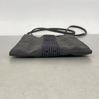 Hermes Shoulder Bag Herline Pochette Nylon Gray — view 3
