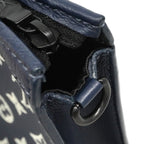 Louis Vuitton Shoulder Bag Monogram Shadow Gaston Wearable Wallet Navy Blue — view 6