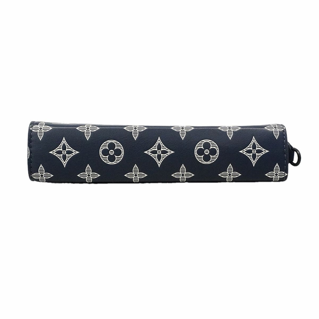 Louis Vuitton Shoulder Bag Monogram Shadow Gaston Wearable Wallet Navy Blue — view 3