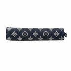 Louis Vuitton Shoulder Bag Monogram Shadow Gaston Wearable Wallet Navy Blue — view 3