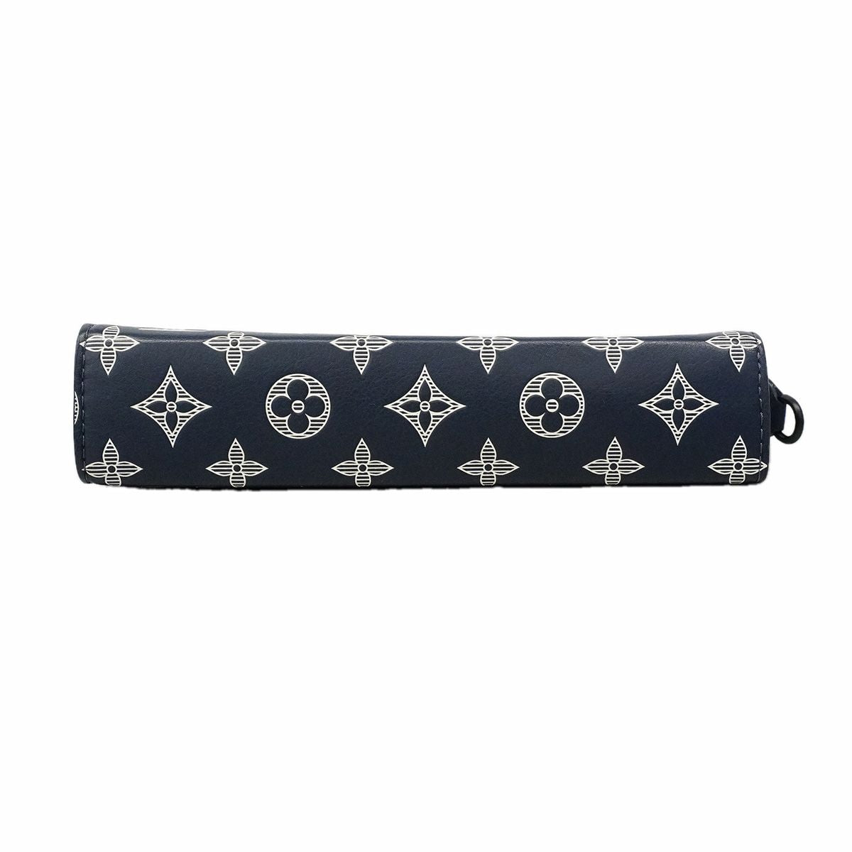 Louis Vuitton Shoulder Bag Monogram Shadow Gaston Wearable Wallet Navy Blue — view 3