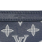 Louis Vuitton Shoulder Bag Monogram Shadow Gaston Wearable Wallet Navy Blue — view 5