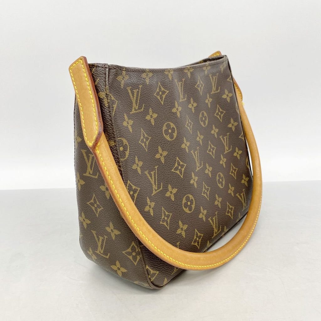 Louis Vuitton Shoulder Bag Monogram Looping MM Brown — view 2