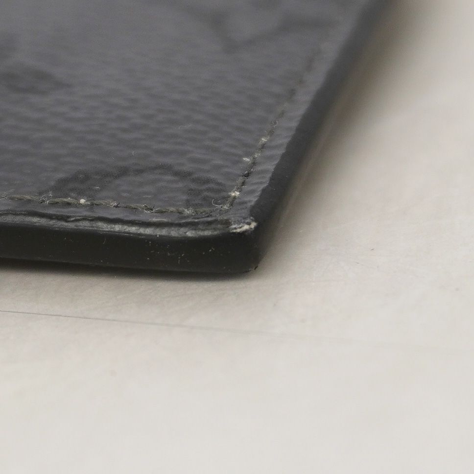 Louis Vuitton Monogram Eclipse Coin Card Holder Black — view 5