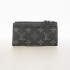 Louis Vuitton Monogram Eclipse Coin Card Holder Black — view 8