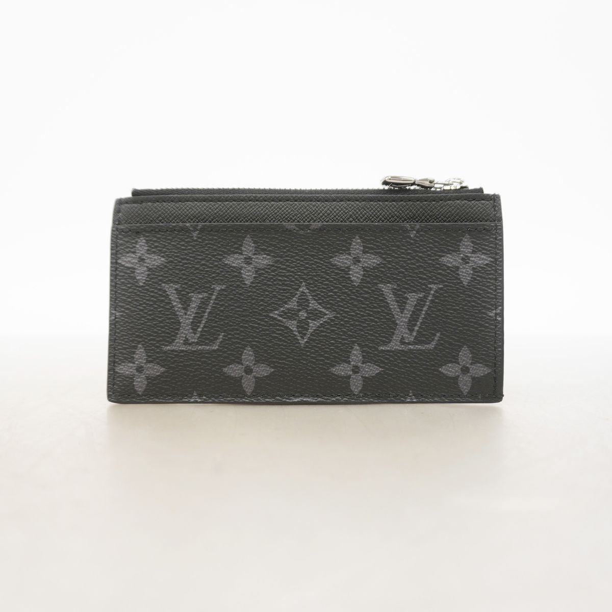 Louis Vuitton Monogram Eclipse Coin Card Holder Black — view 8