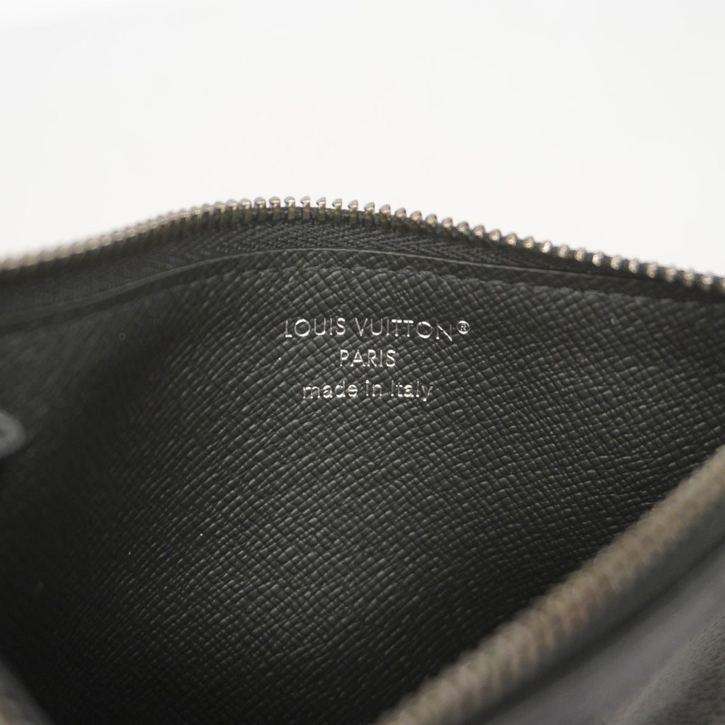Louis Vuitton Monogram Eclipse Coin Card Holder Black — view 4