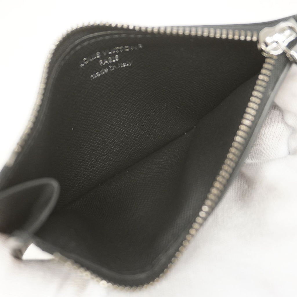 Louis Vuitton Monogram Eclipse Coin Card Holder Black — view 3